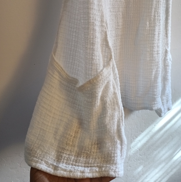 Aerie Waffle Gauze Strappy Beach Coverup W/ pockets Sz S - Picture 3 of 7